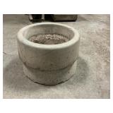 2 Cement Livestock Bowls