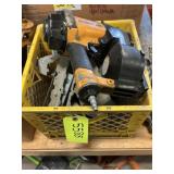 Crate w/ Misc Floor Joist Hangers &