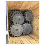 24 Yetter Poly Spike Closing Wheels