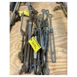 12 Turnbuckles Variety of Sizes - 7/8, 5/8 & 1/2 i
