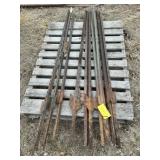10 Steel Posts