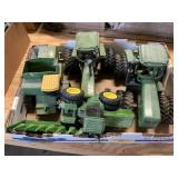 Box of John Deere Toys