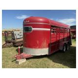 1996 Kiefer Built Livestock Trailer