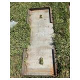 Blank Skid Loader Plates