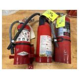 3 Fire Extinguishers