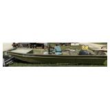 Jon Boat - 6 ft x 16 ft w/ Evinrude 28 hp Motor