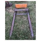 3-pt Bale Fork & 3-ft Skid Steer Fork Attachment
