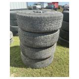 4-275/65R20 Tires on Aluminum Rims