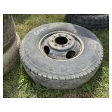 1-235/85R16 Tire on 8-Bolt Rim
