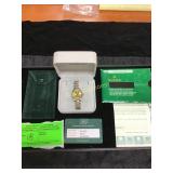 Ladies 18kt gold + SS Rolex watch Tu tone date