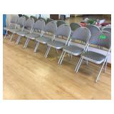 8 padded folding chairs 8 padded folding chairs