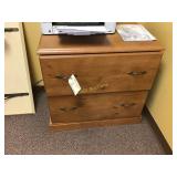Wood two drawer lateral file Wood two drawer lateral file
