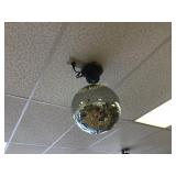 Spinning disco ball Spinning disco ball