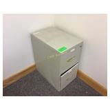 Two Drawer File Cabinet No Key