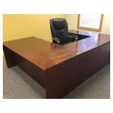 Large Wood Executive Desk
