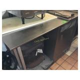 58 inches wide stainless steel work table with