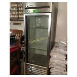 True glass from single door refrigerator,