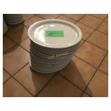 Stack of oval platters