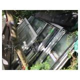 Assorted glass windows and doors
