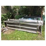 Stainless steel were counter 11 feet long by 27