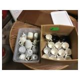 Small lot of coffee cups assorted