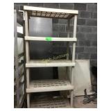 Plastic shelf