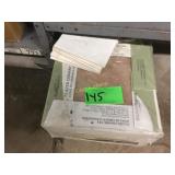 One box of small tile and a lot of smaller tile
