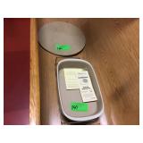 Pampered chef flat stone and cooking pan