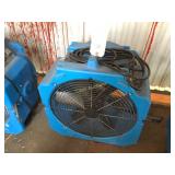 Industrial fan blower unit