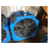 Industrial fan blower unit