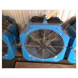 Industrial fan blower unit