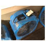 Industrial fan blower unit