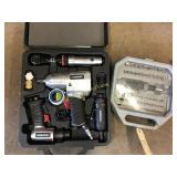 Husky pneumatic tool kit and ratchet kit