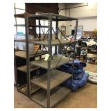 One section of metal shelf