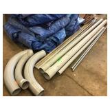 PVC conduit and elbows