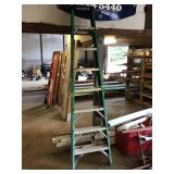 Werner 8 foot fiberglass folding ladder