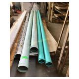 Five pieces of long pipe