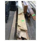 Assorted building wood