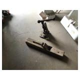 Antique wood plane and pipe vice