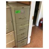 Four drawer file cabinet