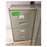 Two drawer file cabinet