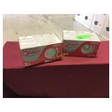 Two 4' White Baffle Recessed Kits Two 4' White Baffle Recessed Kits