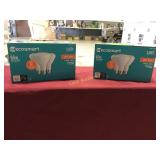 Two 3-Pack LED Indoor Floodlights Two 3-Pack LED Indoor Floodlights