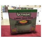 86-Pack Large Heavy Duty Trash Bags, 33 Gallon 86-Pack Large Heavy Duty Trash Bags, 33 Gallon