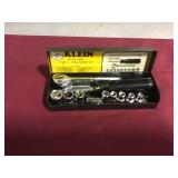 13-Piece 1/4' Drive Socket Set, Klein 13-Piece 1/4' Drive Socket Set, Klein