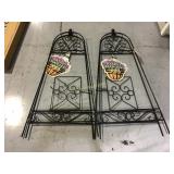 2 Basket Hangers w/ Shelf 2 Basket Hangers w/ Shelf