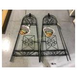 2 Basket Hangers w/ Shelf 2 Basket Hangers w/ Shelf