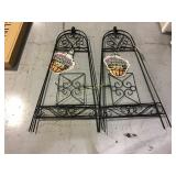 2 Basket Hangers w/ Shelf 2 Basket Hangers w/ Shelf