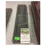2 Pairs Raised Panel Shutters 14' x 59', Charcoal 2 Pairs Raised Panel Shutters 14' x 59', Charcoal