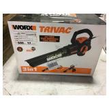 Worx 3-in-1 Blower/Vacuum/Mulcher, Corded Worx 3-in-1 Blower/Vacuum/Mulcher, Corded